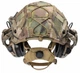 Баллистический шлем каска FAST Helmet NIJ IIIA Койот Тактические наушники M31+Фонарик - изображение 4