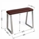 Подставка для ног ECO STAND PADIX на металлических ножках, коричневая - изображение 6