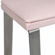 Подставка для ног ECO STAND PADIX на металлических ножках, розовая - изображение 4