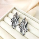 Жіночі сережки ромб м'якого металу jewelry Сріблястий - зображення 6