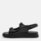 Женские сандалии кожаные PARADIZE SHOES SAN-1219-1 38 24.2 см Черные (ROZ6501061237) - изображение 4