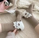 Носки женские, высокие с котиком, хлопковые, 35-40р. коричневые - изображение 2
