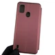 Чехол-книжка для ZTE Blade A51 из экокожи с магнитом с подставкой бордовая - изображение 3