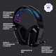 Ігрові навушники з мікрофоном Logitech G535 Lightspeed Wireless (981-000972) чорні - зображення 2