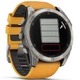 Спортивные часы GARMIN Fenix 8 51mm AMOLED Sapphire Graphite DLC Titanium with Spark Orange Silicone Band - изображение 7