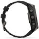 Спортивные часы GARMIN Fenix 8 51mm Sapphire Solar Carbon Gray DLC Titanium with Black Silicone Band - изображение 5