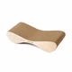 Кігтеточка з картону посиленого з дерев'яним фасадом Cat Joy Bionica Beige Wood 63х14х29 см - зображення 4