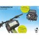 Велосипедна сумка на кермо Troika Bike Bag 4л чорна (BKB30/BK) - зображення 8