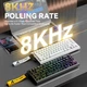 Клавиатура ATTACK SHARK X68 HE WHITE Magnetic Switch Проводная Механическая RGB Подсветка С Поддержкой HOT-SWAP - изображение 3