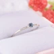 Кольцо из белого золота с топазом 19 K-0013 - изображение 5