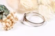 Кольцо крестик из белого золота с фианитами 16 K-0317 - изображение 5
