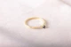 Кольцо из желтого золота с сапфирами и бриллиантами 17 K-0011 - изображение 4
