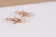 Детские золотые сережки корона S-0041 - изображение 4