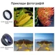 Широкоугольная и макро линза для телефона U&P Lens Set CGJ1 Black (SBO-CGJ1-BK) - изображение 3