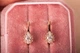 Женские серьги из красного золота с фианитами S-0066 - изображение 2