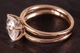Золотое кольцо с розовым кварцем 22 K-0028 - изображение 5