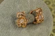 Сережки дитячі Xuping Jewelry Мишки 1,4 см золотисті - зображення 2