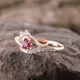 Кольцо из красного золота с рубином 18 K-0164 - изображение 7