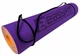 Коврик для фитнеса и йоги EasyFit TPE+TC двухслойный со стяжками 183х61х0,6 см Фиолетовый с оранжевым (33-102-EF-1924-VO) - изображение 1