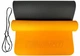 Килимок для фітнесу та йоги EasyFit TPE+TC двошаровий зі стяжками карімат 183х61х0,6 см Помаранчевий із чорним (33-102- EF-1924-ORB) - зображення 2