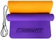 Коврик для фитнеса и йоги EasyFit TPE+TC двухслойный со стяжками 183х61х0,6 см Фиолетовый с оранжевым (33-102-EF-1924-VO) - изображение 3