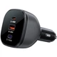 Автозарядка Acefast B14, 140W, PD 3.1, QC4.0, USB-C1 140W, USB-C2 65W, USB-A 36W, черный корпус - изображение 2
