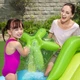 Детский надувной игровой бассейн 239х206х86 см Bestway 53052 с горкой и надувными игрушками на 308 л Голубой - изображение 9