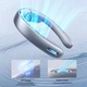Вентилятор на шию JisuLife Neck Fan Pro1 портативний, до 14 годин роботи, плавне регулювання 100 швидкостей - Сірий - зображення 9