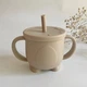 Подарок для девочки на рождение, выписку, крестины с именным грызунком Белочка (бежевый) - изображение 4