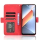 Чохол-книжка з кишеньками Deexe Wallet Stand для TECNO Pova 6 Neo - Red - зображення 3