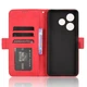 Чохол-книжка з кишеньками Deexe Wallet Stand для TECNO Pova 6 Neo - Red - зображення 5