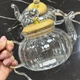 Чайник заварочный стеклянный, Olens «Пампкин», прозрачный, 600 мл, 102-1188 - изображение 1