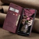 Чехол-книжка CaseMe из нубука для Xiaomi Redmi Note 12 Pro 5G Бордовый - изображение 2