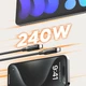 Кабель Colorway Type-C - Type-C PVC+Aluminum Alloy PD Fast Charging 240W 5А 2 м Black (CW-CBPDCC070-BK) - изображение 8