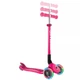 Самокат дитячий Globber My Free Primo Foldable Lights Neon Pink 2025 2+ років - зображення 2