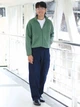 Куртка демисезонная мужская Uniqlo 119215718 XL Зеленая (1159828561) - изображение 4