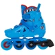 Роликовые коньки раздвижные детские FL-FEILE BW-225 S (30-33) (PL, PVC, колесо PU светящ., Голубой) - изображение 5