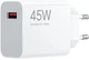Мережевий зарядний пристрій Xiaomi Mi 45W Turbo Charging (Type-A) BHR07SLEU White - зображення 2