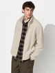 Куртка демисезонная Шерпа мужская Uniqlo 687606561 M Бежевая (1159826531) - изображение 1