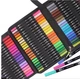 Набір двосторонніх акварельних маркерів 100 штук Dual Brush для малювання скетчінгу, письма та творчості - зображення 8