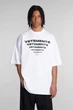 Чоловіча футболка з логотипом Vetements T-SHIRT IN COTONE Розмір L Білий - зображення 1