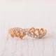 Кольцо из красного золота с цитринами 16 K-0297 - изображение 3