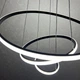 Керована світлодіодна LED люстра EMILY 75W 3R APP BLACK/WHITE Luminaria 3000-6500К 7500 Lm з пультом ДУ Ø600х1100мм - зображення 5
