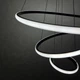 Керована світлодіодна LED люстра EMILY 75W 3R APP BLACK/WHITE Luminaria 3000-6500К 7500 Lm з пультом ДУ Ø600х1100мм - зображення 6
