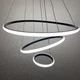 Керована світлодіодна LED люстра EMILY 75W 3R APP BLACK/WHITE Luminaria 3000-6500К 7500 Lm з пультом ДУ Ø600х1100мм - зображення 7