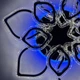 Управляемая светодиодная люстра AZALIA RGB 150W 12R APP CHROME/ICE Esllse с пультом и приложением - изображение 7