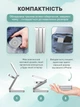 Складная беспроводная зарядная докстанция MagSafe 3 в 1 магнитная зарядка док станция для айфона смарт часов наушников Apple iPhone Apple Watch AirPods Silver IW30-S - изображение 3