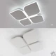 Керована світлодіодна люстра AERO 70W 4F-WHITE Esllse 3000-6500К 3500-7000Lm 455x455x57-220-IP20 - зображення 4