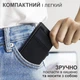 Картхолдер візитниця картківниця GDragon Home кардхолдер для кредитних дисконтних банківських карт візиток документів металевий кишеньковий з висувним механізмом кнопкою RFID захистом кишенею для грошей під картки алюмінієвий Чорний 125_4_0_1 - зображення 2