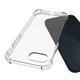 TPU чохол GETMAN Ease logo посилені кути для Apple iPhone SE (2025) Безбарвний (прозорий) - зображення 4